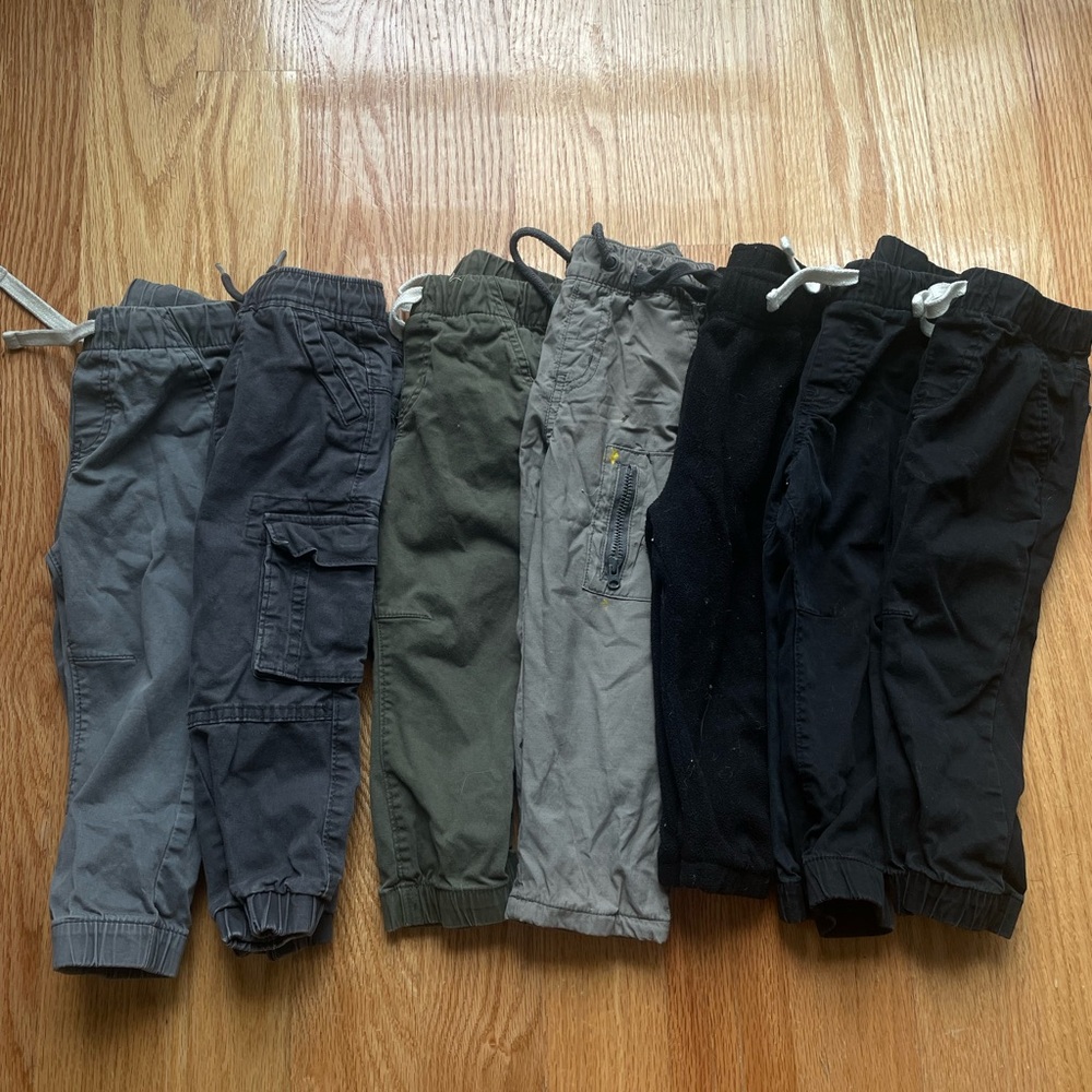 Toddler Boys Joggers Bundle - 2T
